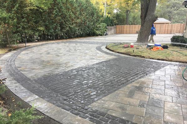 Image of Interlock Driveway Installation 17