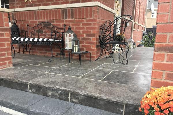 Image of Flagstone Natural Stone Installation 18