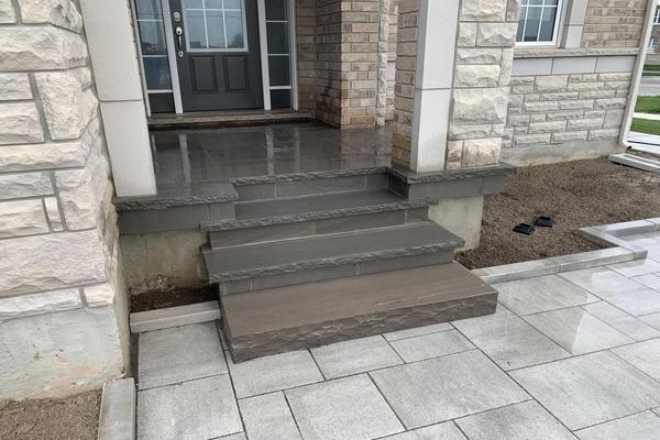 Image of Flagstone Natural Stone Installation 23