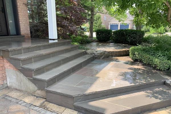 Image of Flagstone Natural Stone Installation 25