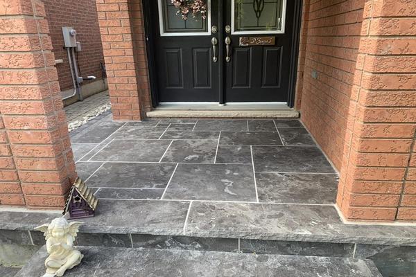 Image of Flagstone Natural Stone Installation 28