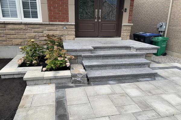 Image of Flagstone Natural Stone Installation 33