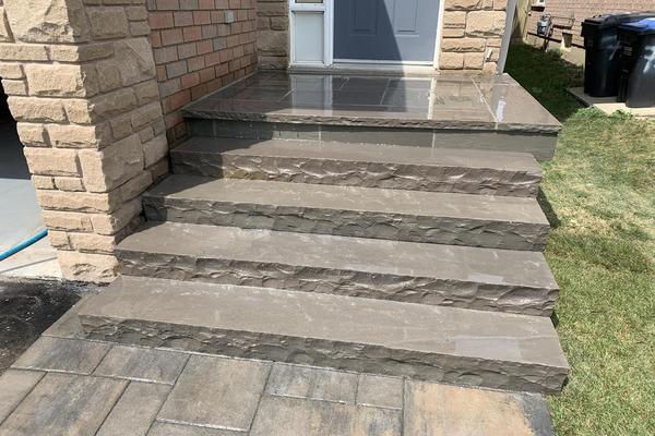 Image of Flagstone Natural Stone Installation 34