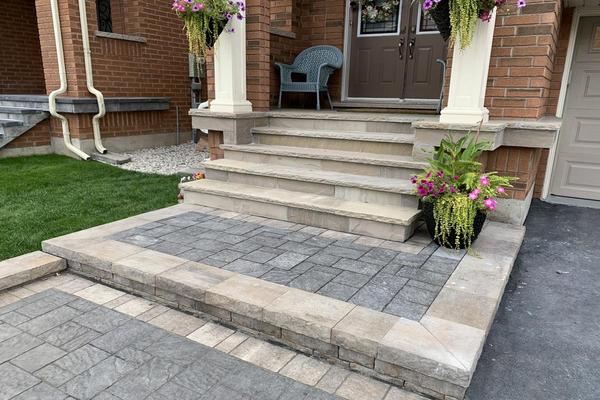 Image of Flagstone Natural Stone Installation 37