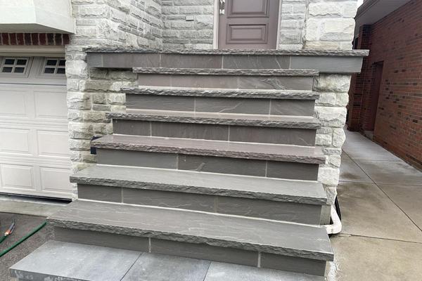 Image of Flagstone Natural Stone Installation 38