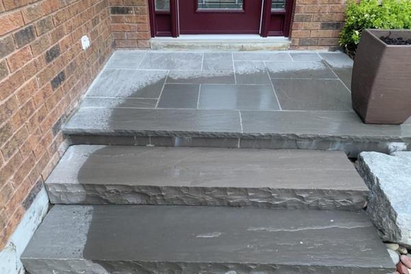 Image of Flagstone Natural Stone Installation 4