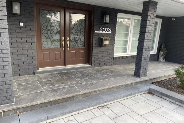 Image of Flagstone Natural Stone Installation 40