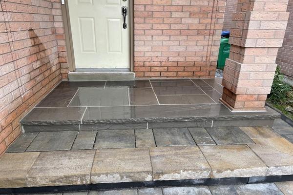 Image of Flagstone Natural Stone Installation 45
