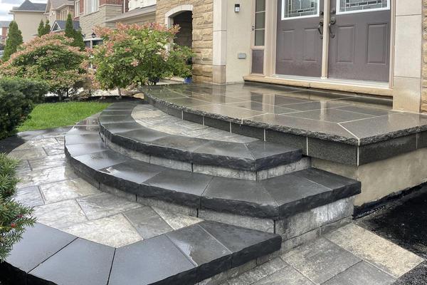 Image of Flagstone Natural Stone Installation 63