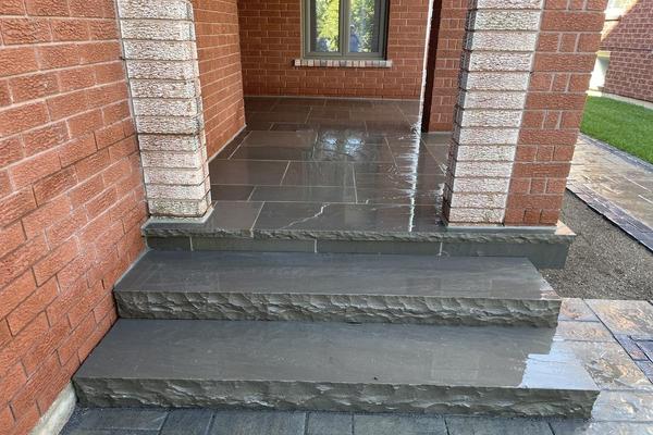Image of Flagstone Natural Stone Installation 74