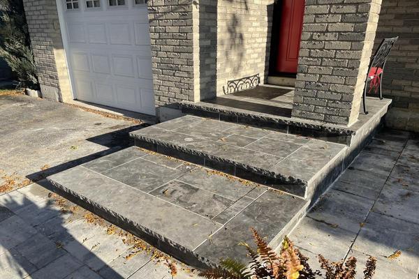 Image of Flagstone Natural Stone Installation 80