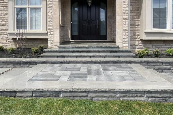 Image of Flagstone Natural Stone Installation 83