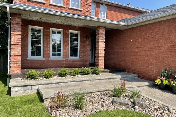 Image of Stone Front Entrance Installation 55