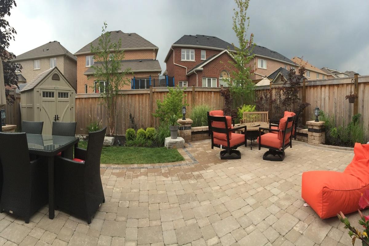 Richmond Hill Interlock Patio Installation