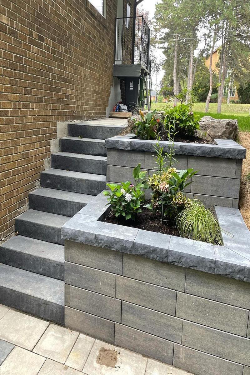 Flagstone Installation in Burlington