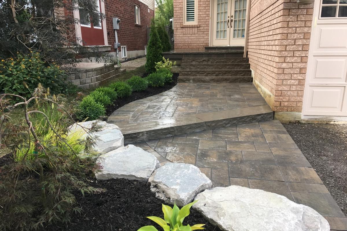 Brantford Stone Steps Design