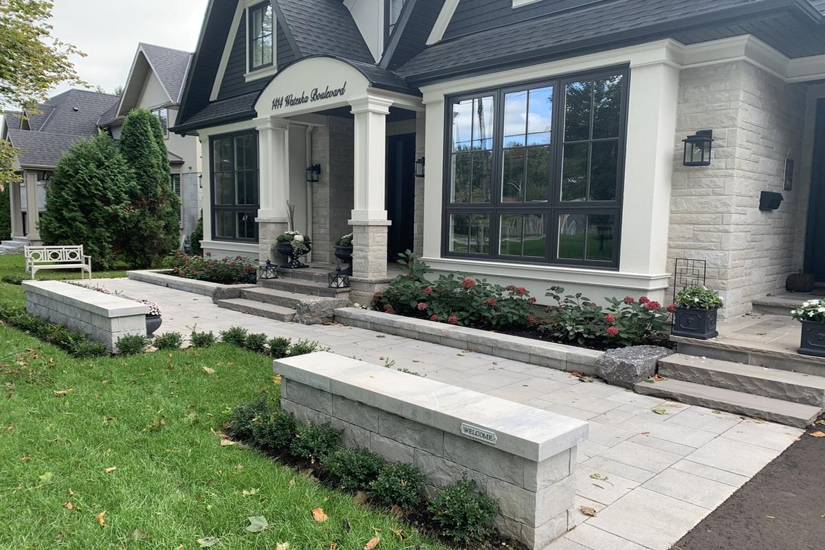 Flagstone Installation in Brampton